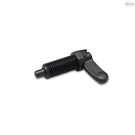 Black-oxide Steel Plunger, Without Locking Nut, PMT.200-6-1/2-20-A